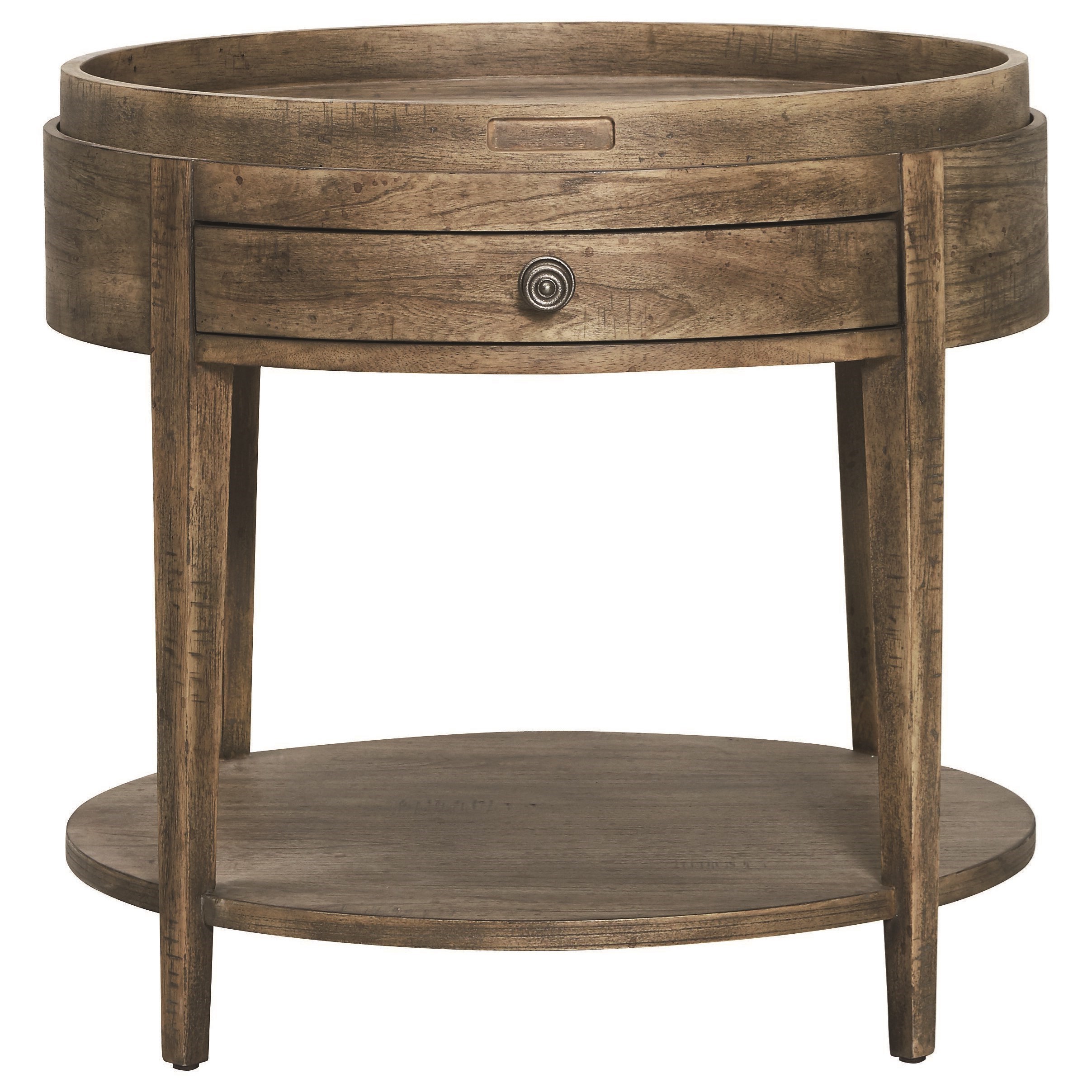Transitional outlet accent tables